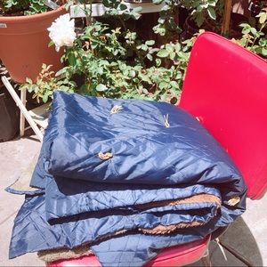 Penney’s Vintage Reversible Faux Fur Throw Blanket